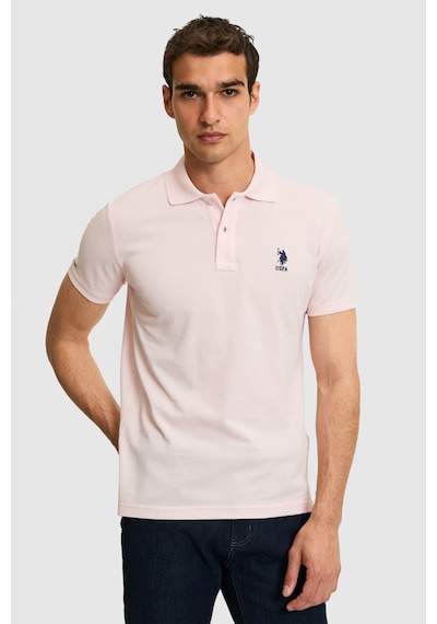 U.S. Polo Assn. U.s. Polo Assn. Erkek Açık Pembe Tişört Basic 50322304-vr078 Acık Pembe