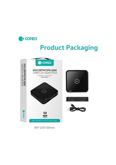 4k 60hz Hdmı 2.0 Çift Yönlü Switch Splitter Çift Yönlü Monitör Çoklayıcı Ps5 Ve Pc Uyumlu Ekran Çoklayıcı Değiştirici