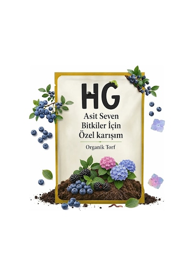 Hg Asit Seven Bikiler İçin Özel Karışım Organik Torf 20 LT