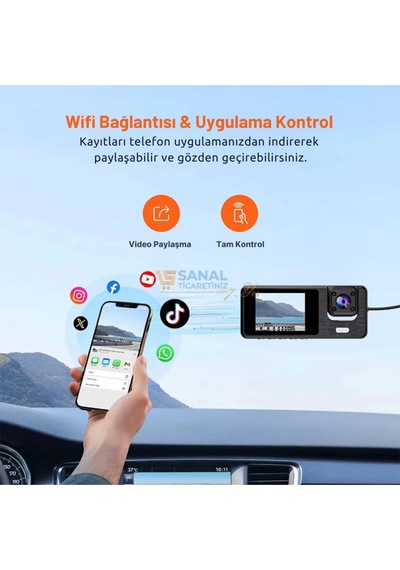 Blic Blm-89 Araç İçi Kamera Full Hd Blackbox Dvr Gece Görüşlü Araç Kamerası