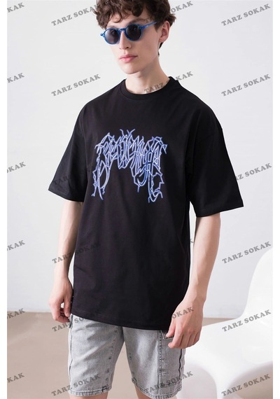 Tarzsokak Unisex Revenge Lightning Siyah Siyah