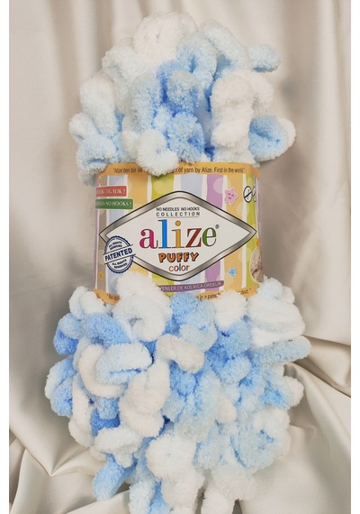 Puffy Color Ebruli El Örgü İpi 100gr. 9mt. 5'li Paket - Renk: 5865
