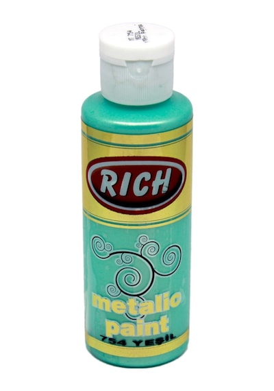 Rich Metalik Akrilik Boya 0754 Yeşil 130 Cc
