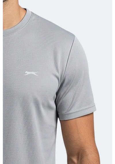 Slazenger Haunted I Erkek Gri Tişört