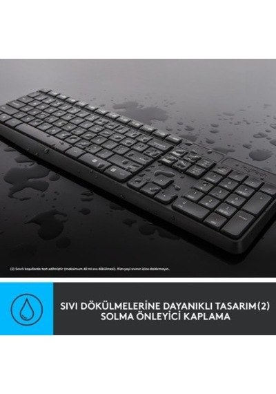 Logitech Mk235 Kablosuz Q Klavye Mouse