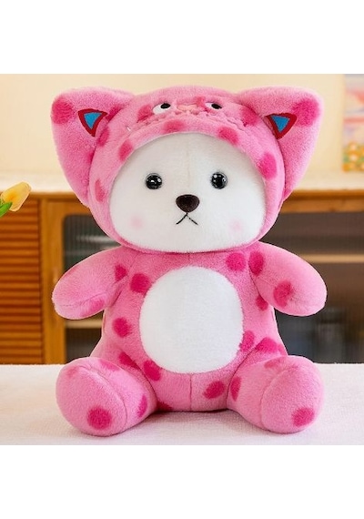Sevimli Lina Oyuncak Ayı Peluş Oyuncak Hediye 30 Cm Pembe