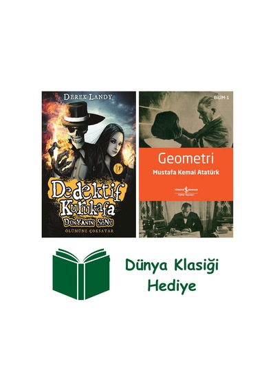 Dedektif Kurukafa - Dünyanın Sonu Ciltli + Geometri + Dünya Klasiği Hediye
