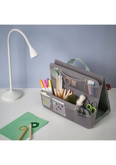 Ikea Övnıng Aksesuar Çantası, Gri-yeşil, 32x26 Cm