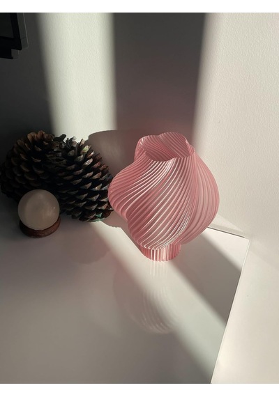 Designobee Krema Milkshake - Modern Abajur Masa Lambası Ambiyans Aydınlatma, Dekoratif Abajur Diğer