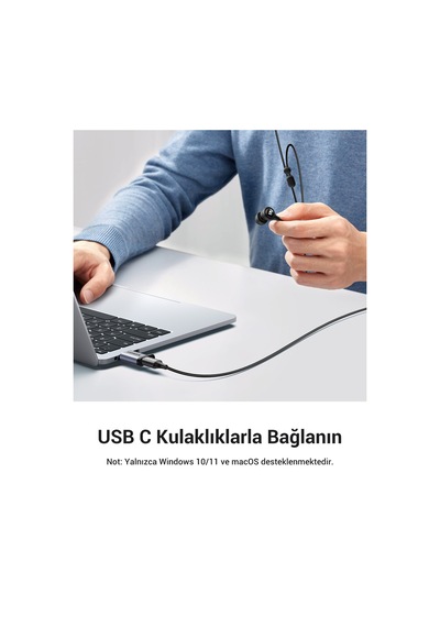 Ugreen Usb-a 3.0 Male To Usb-c Female 5 Gbps Dönüştürücü Adaptör, 50533