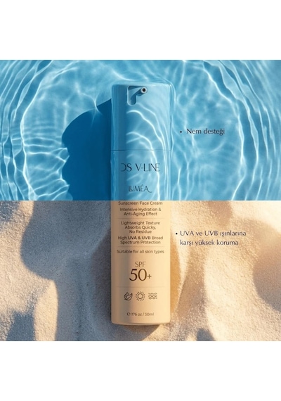 Ds V-lıne Sucraex Kore Bariyer Onarıcı Nemlendirici Krem 80 Ml + Lumea Spf50+ Uva Uvb Güneş Koruyucu Krem 50 Ml 2'li Cilt Bakım Seti