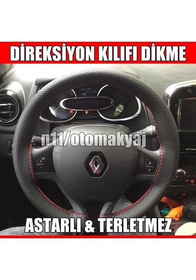 Renault 9 Oto Direksiyon Kılıfı Dikme