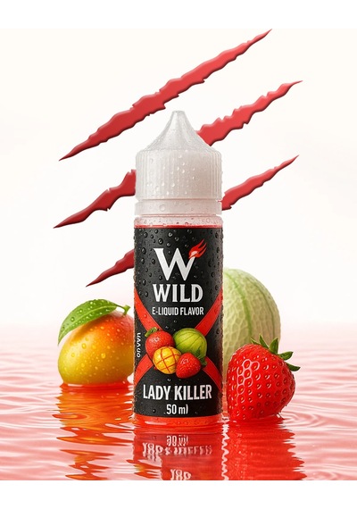 Lady Killer - Premium Aroma 60ml - Mango, Ananas, Çilek - Likit Tatlandırıcı