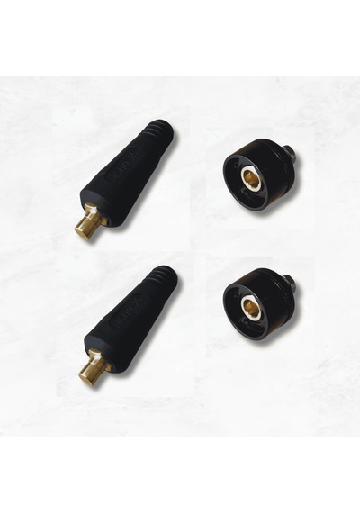 10-25 Kaynak Makina Jack Kablo Bağlantı Elemanı - 2 Takım