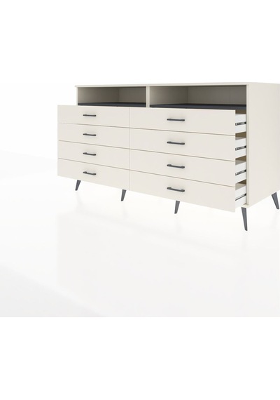 Kronos Konsol 2 Raflı 8 Çekmeceli 176x59x99 Aytaşı-antrasit/ayta Aytaşı-antrasit/aytaşı
