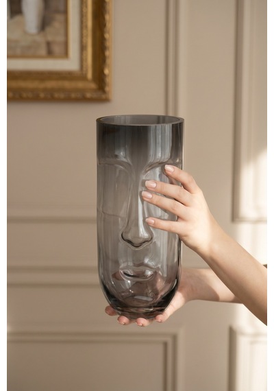 Aura Face Cam Vazo Füme - 29 Cm Füme