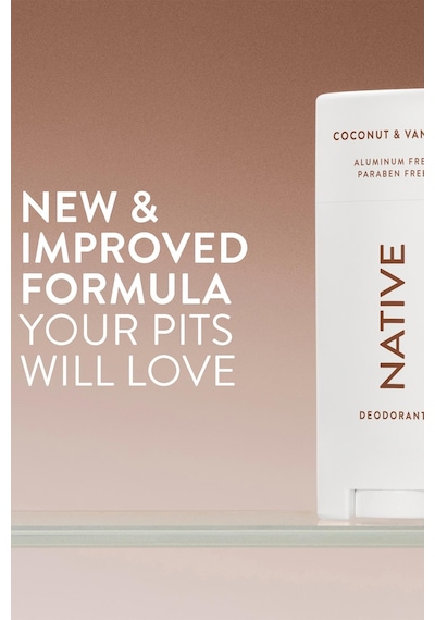 Native Coconut & Vanilla Alüminyumsuz Stick Deodorant 65gr