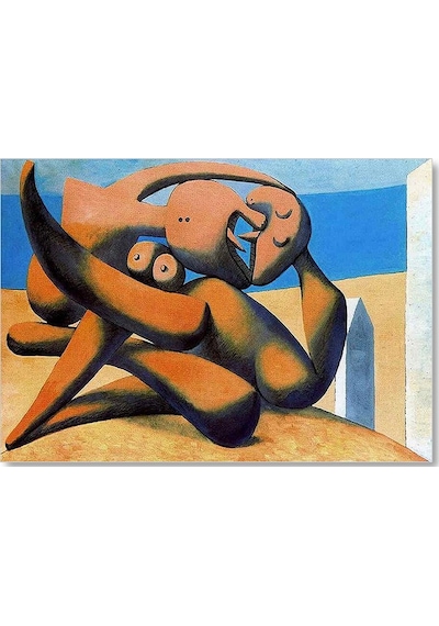 Cakasepetim Figure At The Seaside, 1931 By Pablo Picasso Ahşap Mdf Tablo