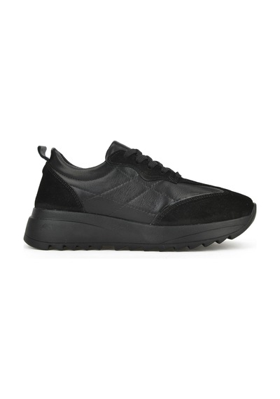 Ziya, Kadın Hakiki Deri Sneaker 1531050z26802420pk Siyah 1531050z26802420pk 000 Siyah