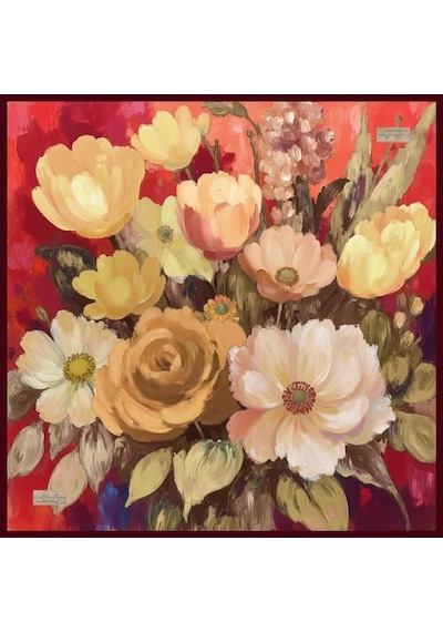 LA BOUTIQUE Güz Yaz Serinliği Eşarp 90 X 90 - 2257 Mürdüm