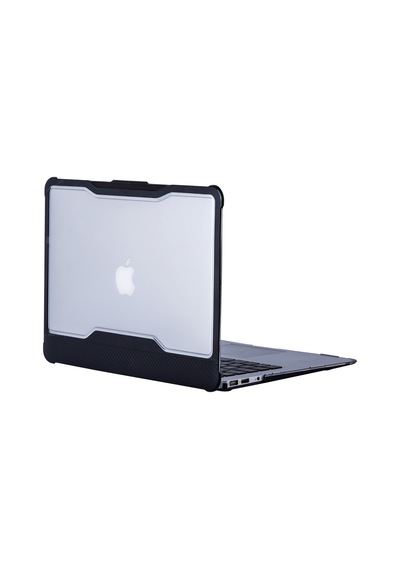 Apple Uyumlu MacBook Air Kılıf Hardcase A1369 A1466 İle Kılıf Outdoorhf Siyah