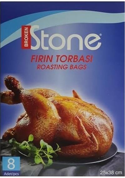 Fırın Torbası Standart Boy 25 X 38 Cm 8 Adet/kutu İçi