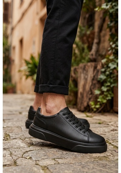 Boa Blf-010 Erkek Sneaker Günlük Casual Spor Ayakkabı Siyah Taban