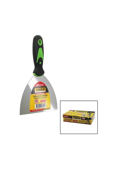 Dmax Dmx-4722 125mm Metal Spatula Fiber Saplı- 12'li Paket