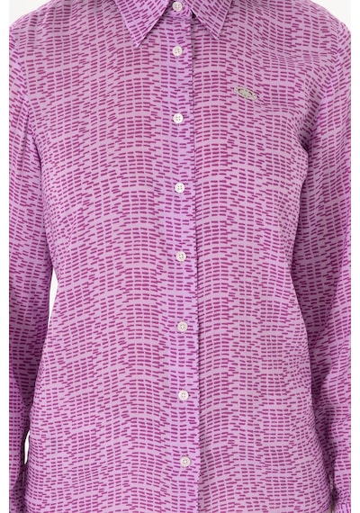 U.s. Polo Assn. Kadın Mor Gömlek Desenli 50306433-vr038 Mor