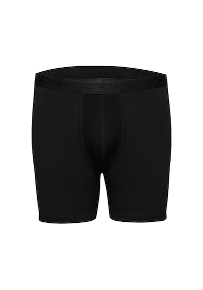 Weweus Siyah Micro Modal Premium Erkek Uzun Boxer 1419 Siyah