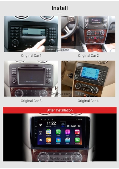 Mercedes Ml 2006-2012 Uyumlumultimedya Navigasyon Usb Kamera Carplayer