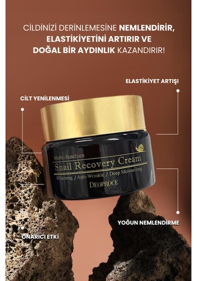 Salyangoz Müsini Içeren Aydınlatıcı Ve Kırışıklık Karşıtı Yüz Bakım Kremi 30ml