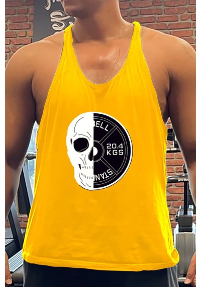 Bluu Barqo Gym Fitness Tank Top Sporcu Atleti