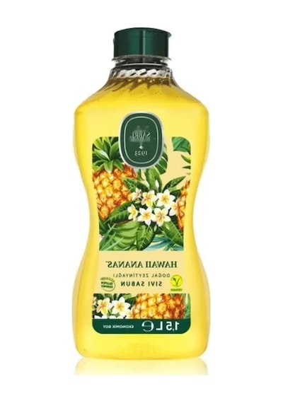 Doğal Zeytinyağlı Hawaii Ananas Sıvı Sabun - 1.5 L