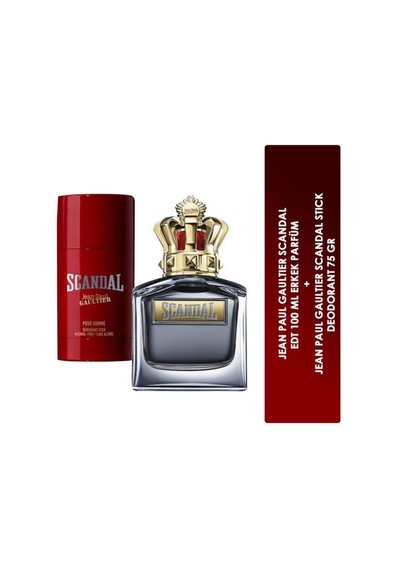 Jean Paul Gaultier Scandal Erkek Parfüm EDT 100 ML + Scandal Erkek Stick Deodorant 75 G Jean Paul Gaultier Scandal Erkek Parfüm EDT 100 ML + Scandal Erkek Stick Deodorant 75 G