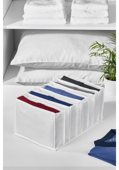 Serstil Organizer 3.boy 8 Gözlü 27x35x17 Cm Beyaz