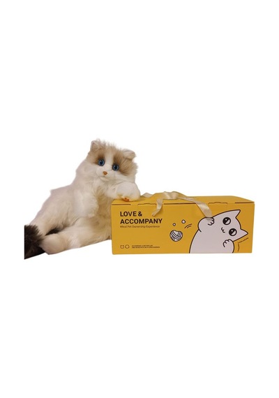 B&d Bd-cat001 Büyük Kedi Sırt Çantası Sarı Sarı - Beyaz