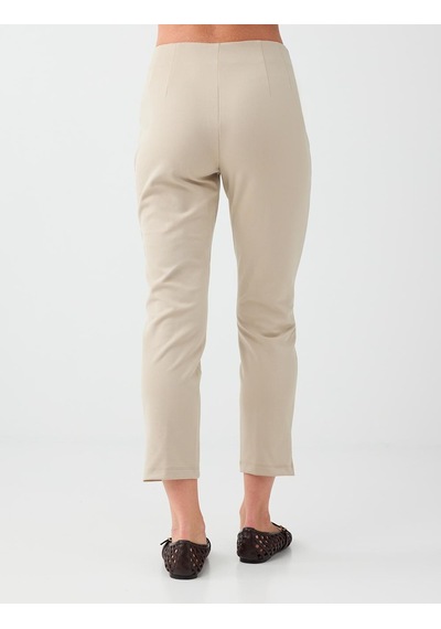Jimmy Key Taş Yüksek Bel Paça Detaylı Fermuarlı Pantolon 6ww186515928