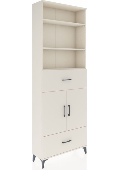 Arges Dolap 5 Raflı 2 Çekmeceli 2 Kapaklı 88x30x243 Aytaşı-ay... Aytaşı