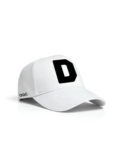 Ogc D Harfi Unisex Şapka Beyaz