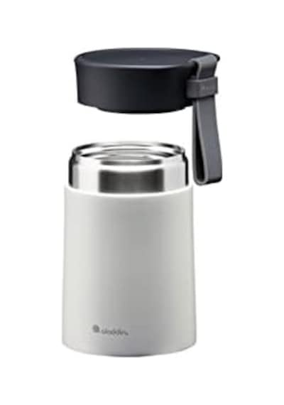 Aladdin Bistro Thermavac Paslanmaz Çelik Yemek Termosu, Gri Stone Grey , 0.4 L 6998