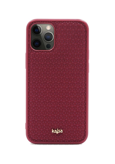 Kajsa Apple Uyumlu iPhone 12 Pro Max Kılıf Kajsa Splendid Serisi 3D Leaf Kapak ZORE-219004