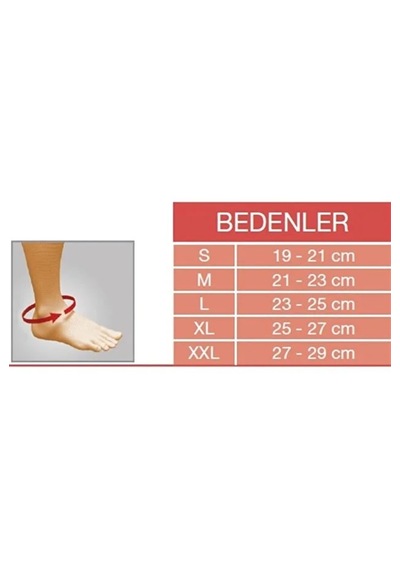 Orlex Örme Düz Ayak Bilekliği