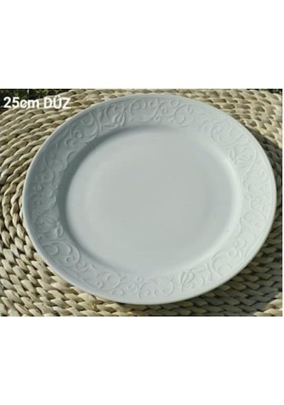 Güral Porselen Bhd25du Bahar Düz Tabak 25 Cm 6 Lı