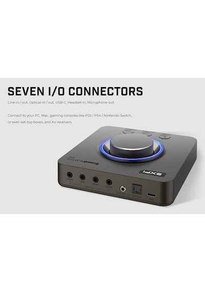 Creative Sound Blaster X4 Hi-Res 24 Bit 192 kHz 7.1 Harici Ses Kartı