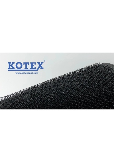 Kotex Cırt Bant 4 Cm Dikilebilir 25 Metre Siyah/Beyaz