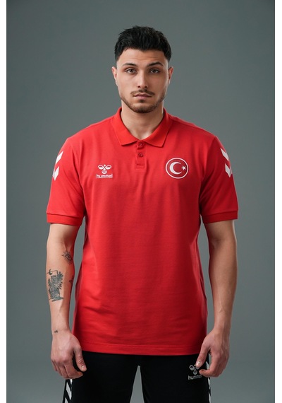 Hummel Armin Milli Takım Kamp Tişört Kırmızı