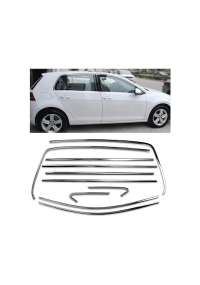 Volkswagen Golf 7 Krom Cam Çerçevesi