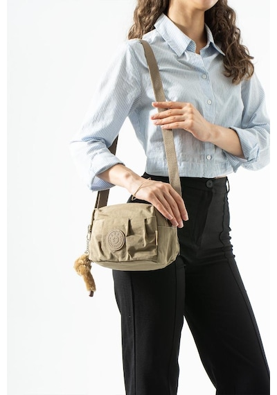 Baginn Klinkır Hafif Yağmur Geçirmez Kadın Postacı Çanta Çok Cepli 20 15 Cm Omuz Çantası 571 Collection Vizon