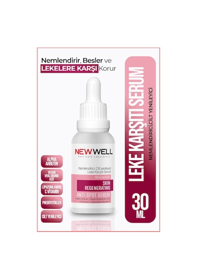 New Well Nemlendirme ve Cilt Yenileyici Leke Karşıtı Serum 30 ML